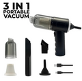 3-in-1 Mini Cordless Vacuum Cleaner – Powerful Duster, Blower & Pump